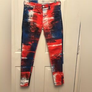 Hudson Denim 10th Anniversary Nico Midrise Super Skinny jeans size 28. Nice!